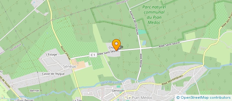 localisation de l'entreprise SCI JSL MAUBUISSON à LE PIAN-MEDOC