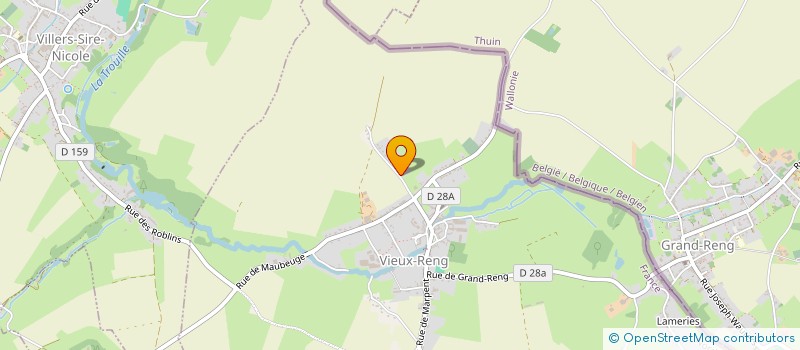 localisation de l'entreprise SCI JSLC  VIEUX-RENG