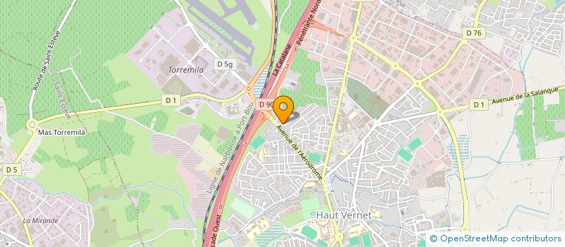 localisation de l'entreprise SCI JSM  PERPIGNAN