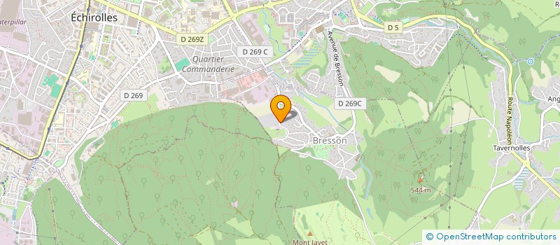 localisation de l'entreprise SCI JSM  EYBENS