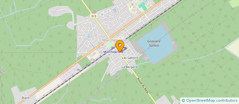 localisation de l'entreprise SCI JSM  MARCHEPRIME