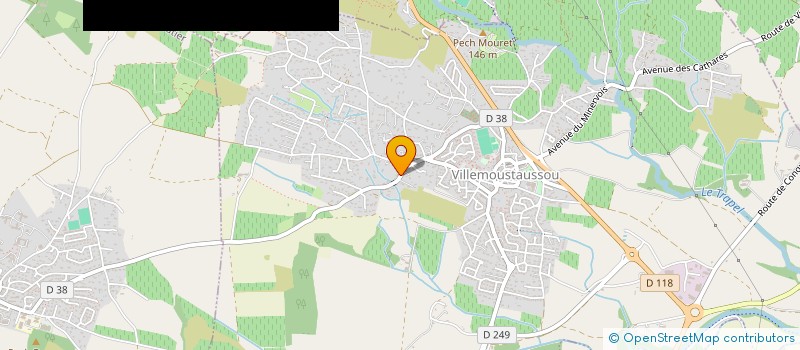 localisation de l'entreprise SCI JSM à VILLEMOUSTAUSSOU