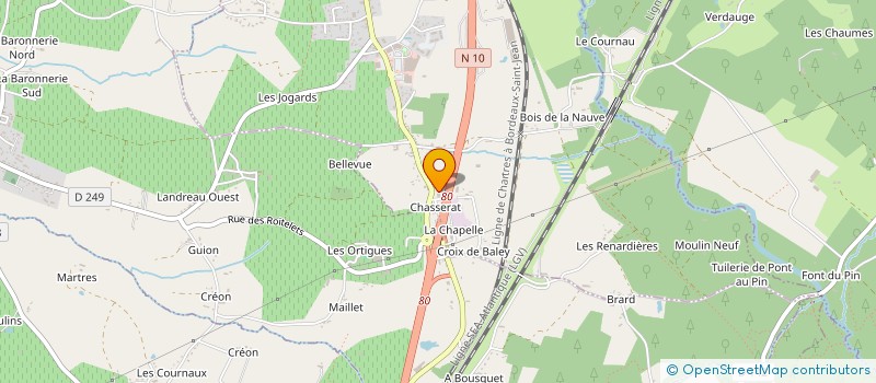 localisation de l'entreprise SCI JSMCD  CAVIGNAC