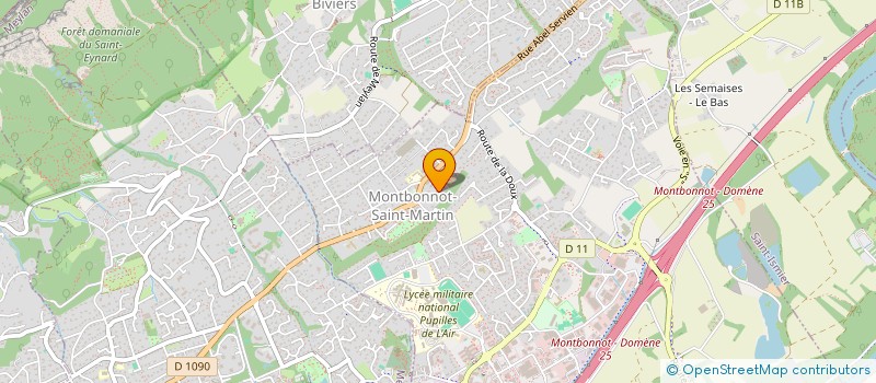 localisation de l'entreprise SCI JSMN  MONTBONNOT-SAINT-MARTIN