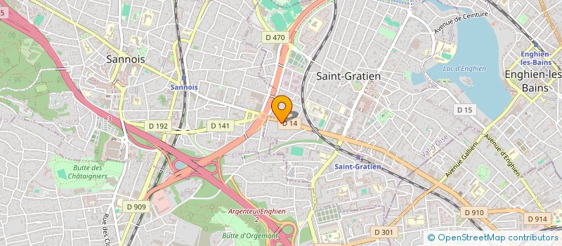 localisation de l'entreprise SCI JSO 31  SAINT-GRATIEN