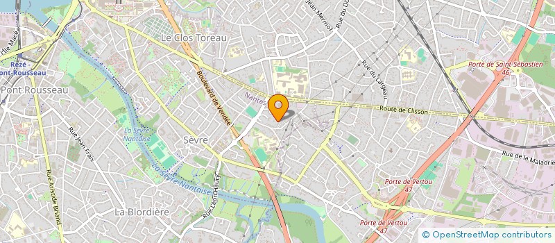 localisation de l'entreprise SCI JSP à NANTES