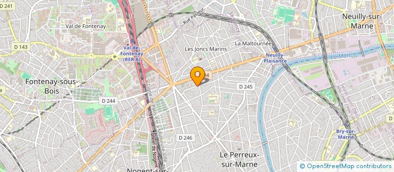 localisation de l'entreprise SCI JSPMALAU  LE PERREUX-SUR-MARNE