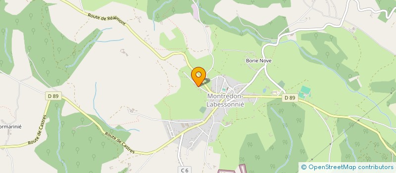 localisation de l'entreprise SCI JSR IMMOBILIER  MONTREDON-LABESSONNIE