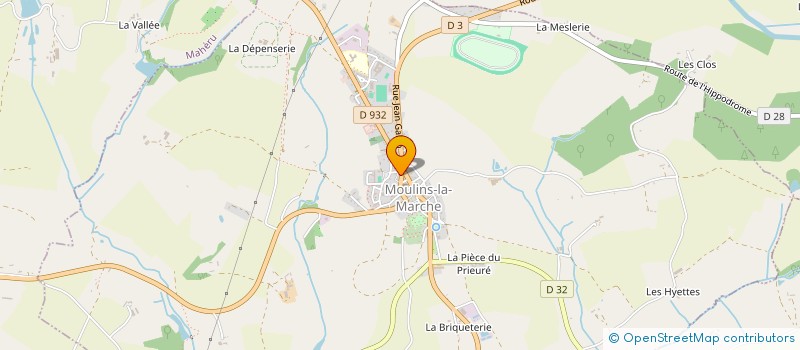 localisation de l'entreprise SCI JST à MOULINS-LA-MARCHE