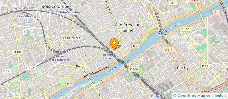 localisation de l'entreprise SCI JSV à ASNIERES-SUR-SEINE