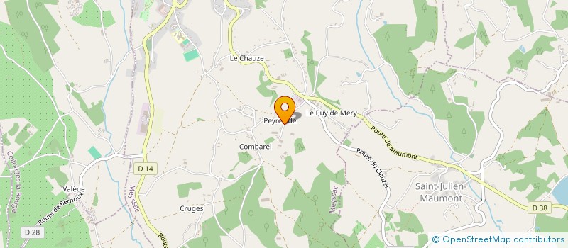 localisation de l'entreprise SCI JSV  MEYSSAC