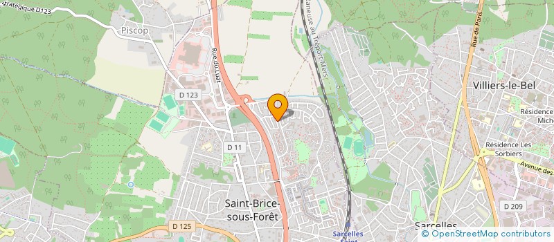 localisation de l'entreprise SCI JSV à SAINT-BRICE-SOUS-FORET
