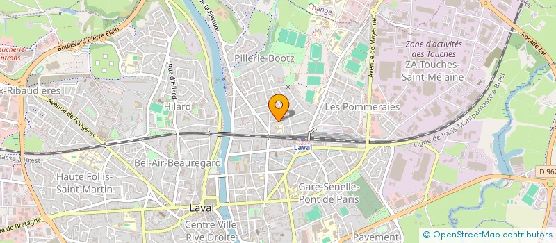 localisation de l'entreprise SCI JSVS à LAVAL