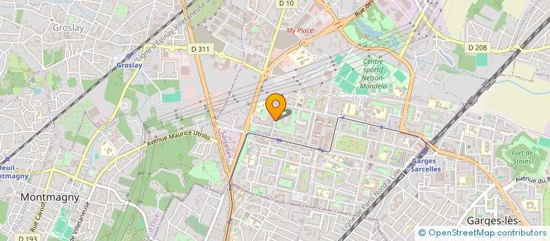 localisation de l'entreprise SCI JSWS à SARCELLES