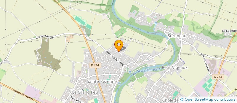 localisation de l'entreprise SCI JT  NIORT