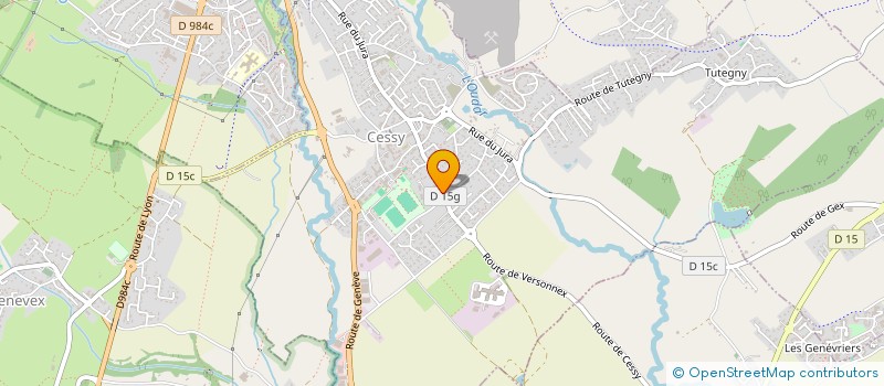 localisation de l'entreprise SCI JT  ECHENEVEX