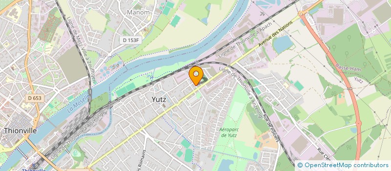 localisation de l'entreprise SCI JT FRERES  YUTZ