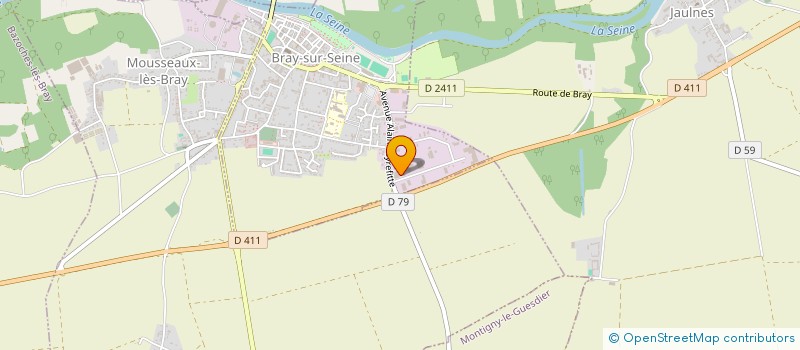 localisation de l'entreprise SCI JT IMMOBILIER 77  BRAY-SUR-SEINE