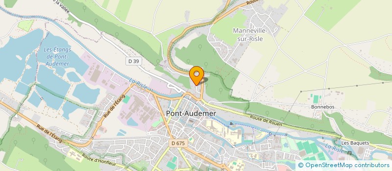 localisation de l'entreprise SCI JT INVEST à PONT-AUDEMER