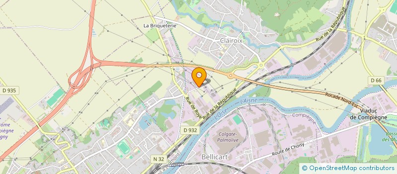 localisation de l'entreprise SCI JT INVEST  CLAIROIX