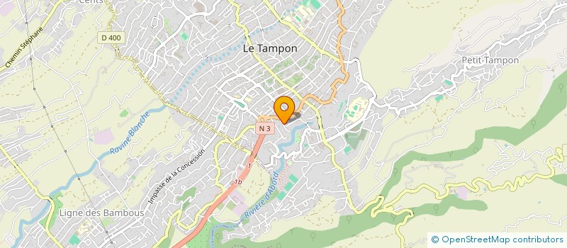 localisation de l'entreprise SCI JT LAM à LE TAMPON