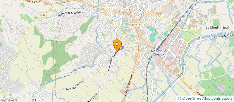 localisation de l'entreprise SCI JT2A à MANOSQUE