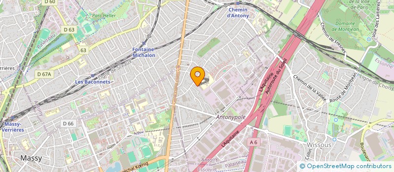 localisation de l'entreprise SCI JTAM à ANTONY