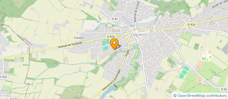 localisation de l'entreprise SCI JTD  LEGUEVIN