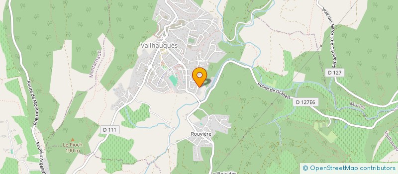 localisation de l'entreprise SCI JTEM  VAILHAUQUES