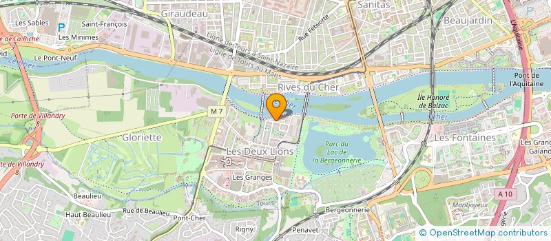 localisation de l'entreprise SCI JTF  TOURS