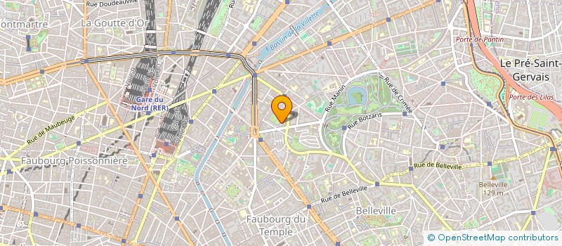 localisation de l'entreprise SCI JTG  PARIS