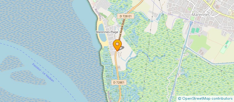 localisation de l'entreprise SCI JTG  MARENNES-HIERS-BROUAGE