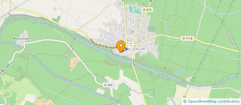 localisation de l'entreprise SCI JTG  CUXAC-D'AUDE