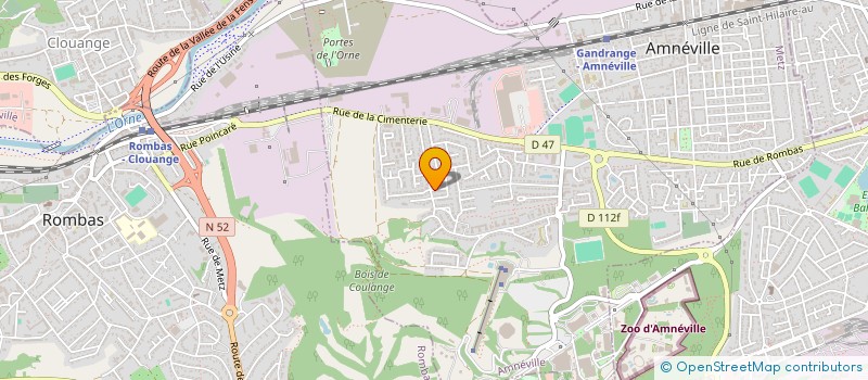 localisation de l'entreprise SCI JTH  AMNEVILLE