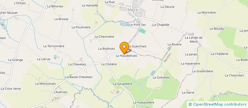 localisation de l'entreprise SCI JTHD  LIVRE-SUR-CHANGEON