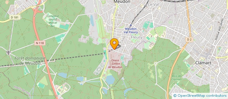 localisation de l'entreprise SCI JTIMMO à MEUDON