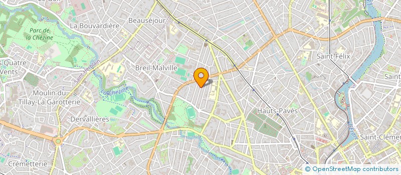 localisation de l'entreprise SCI JTK à NANTES