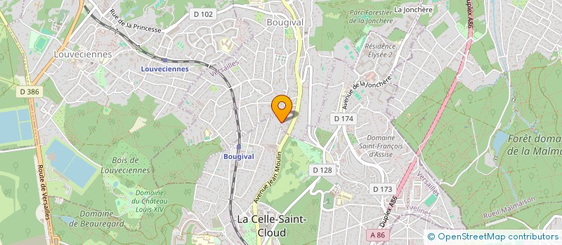 localisation de l'entreprise SCI JTLUTECE  LA CELLE-SAINT-CLOUD