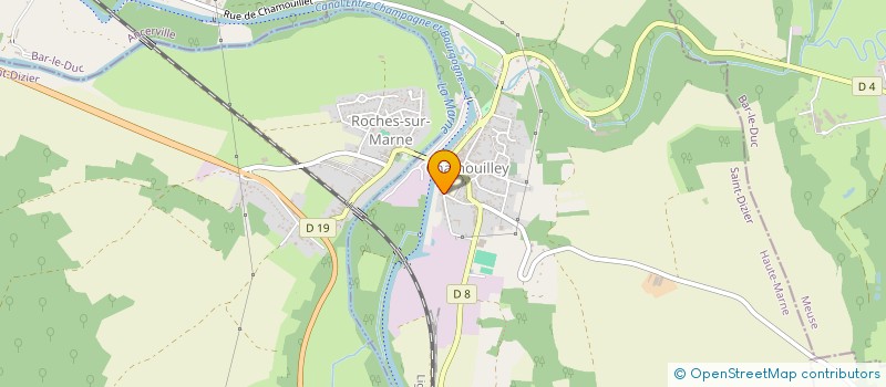localisation de l'entreprise SCI JTM à CHAMOUILLEY