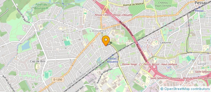 localisation de l'entreprise SCI JTM COMPTOIR IMMOBILIER  PESSAC