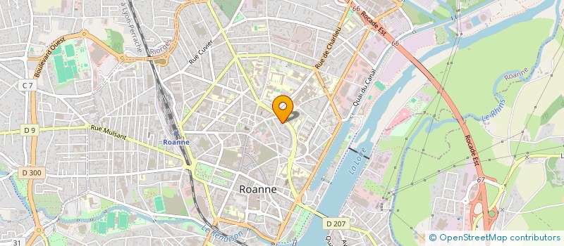 localisation de l'entreprise SCI JTN  ROANNE