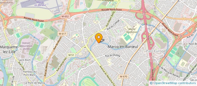 localisation de l'entreprise SCI JTRI à MARCQ-EN-BARŒUL