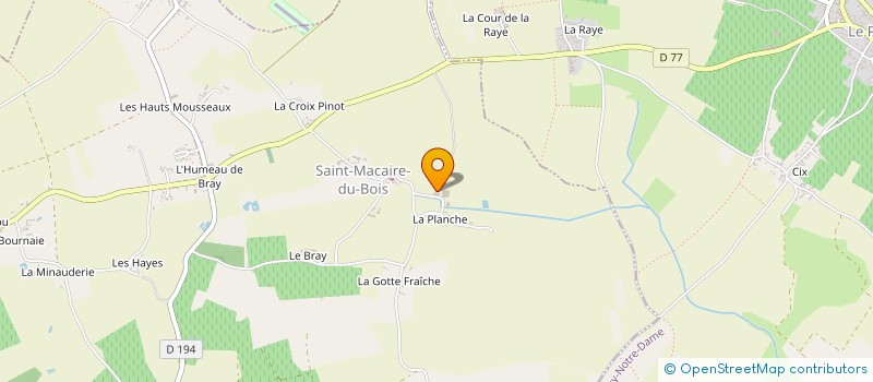 localisation de l'entreprise SCI JTS  SAINT-MACAIRE-DU-BOIS