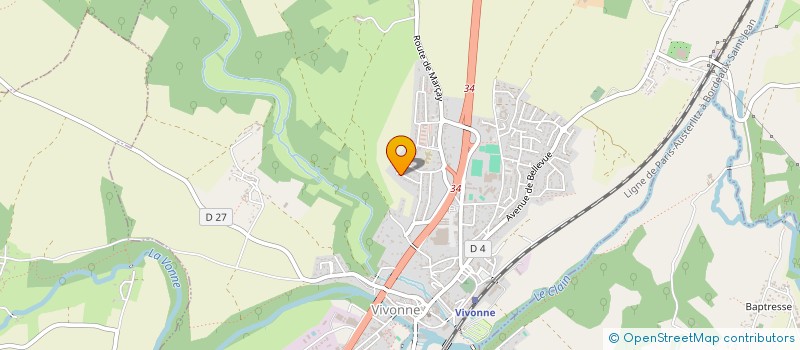 localisation de l'entreprise SCI JTSP  MARCAY