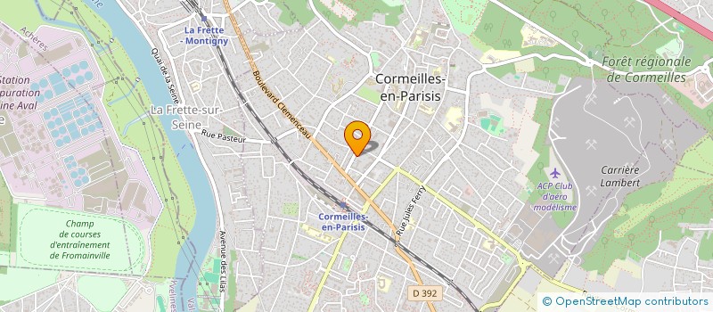 localisation de l'entreprise SCI JTV à CORMEILLES-EN-PARISIS