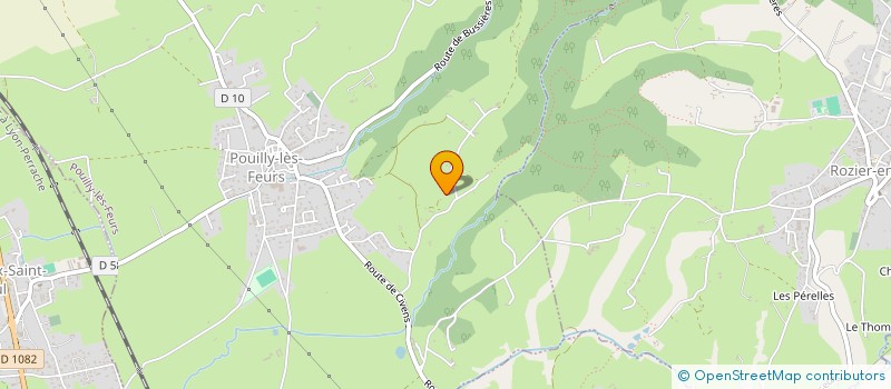 localisation de l'entreprise SCI JTV  POUILLY-LES-FEURS