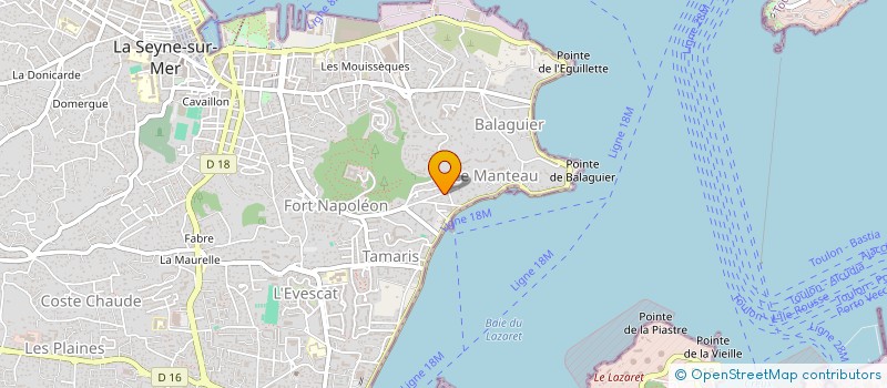 localisation de l'entreprise SCI JTVB à LA SEYNE-SUR-MER