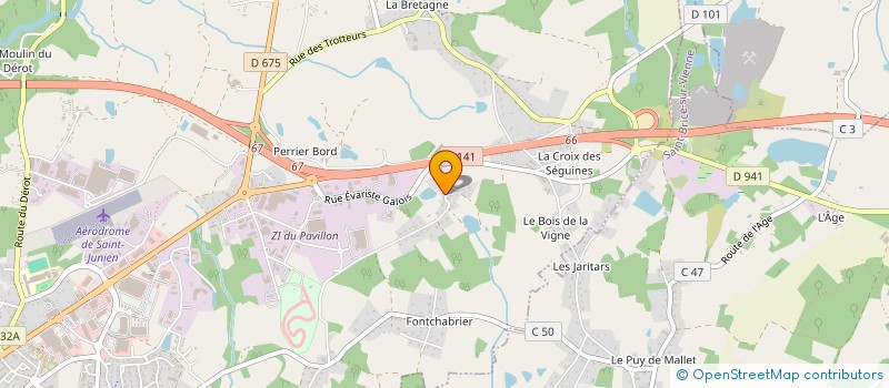 localisation de l'entreprise SCI JU AND MI à SAINT-JUNIEN