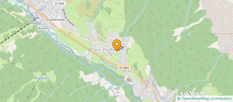 localisation de l'entreprise SCI JU LAUMATH  SAINT-CHAFFREY