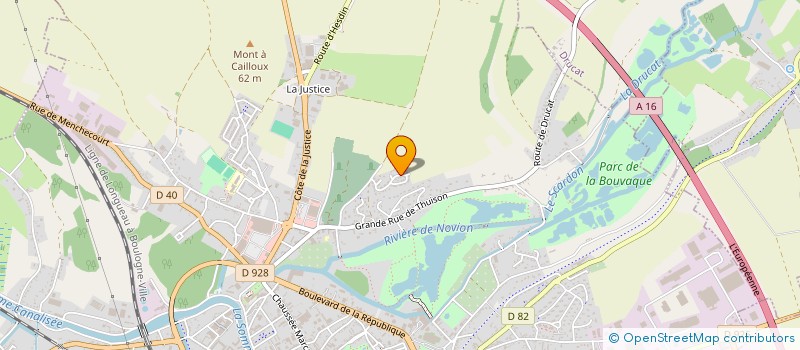 localisation de l'entreprise SCI JU.NI à ABBEVILLE
